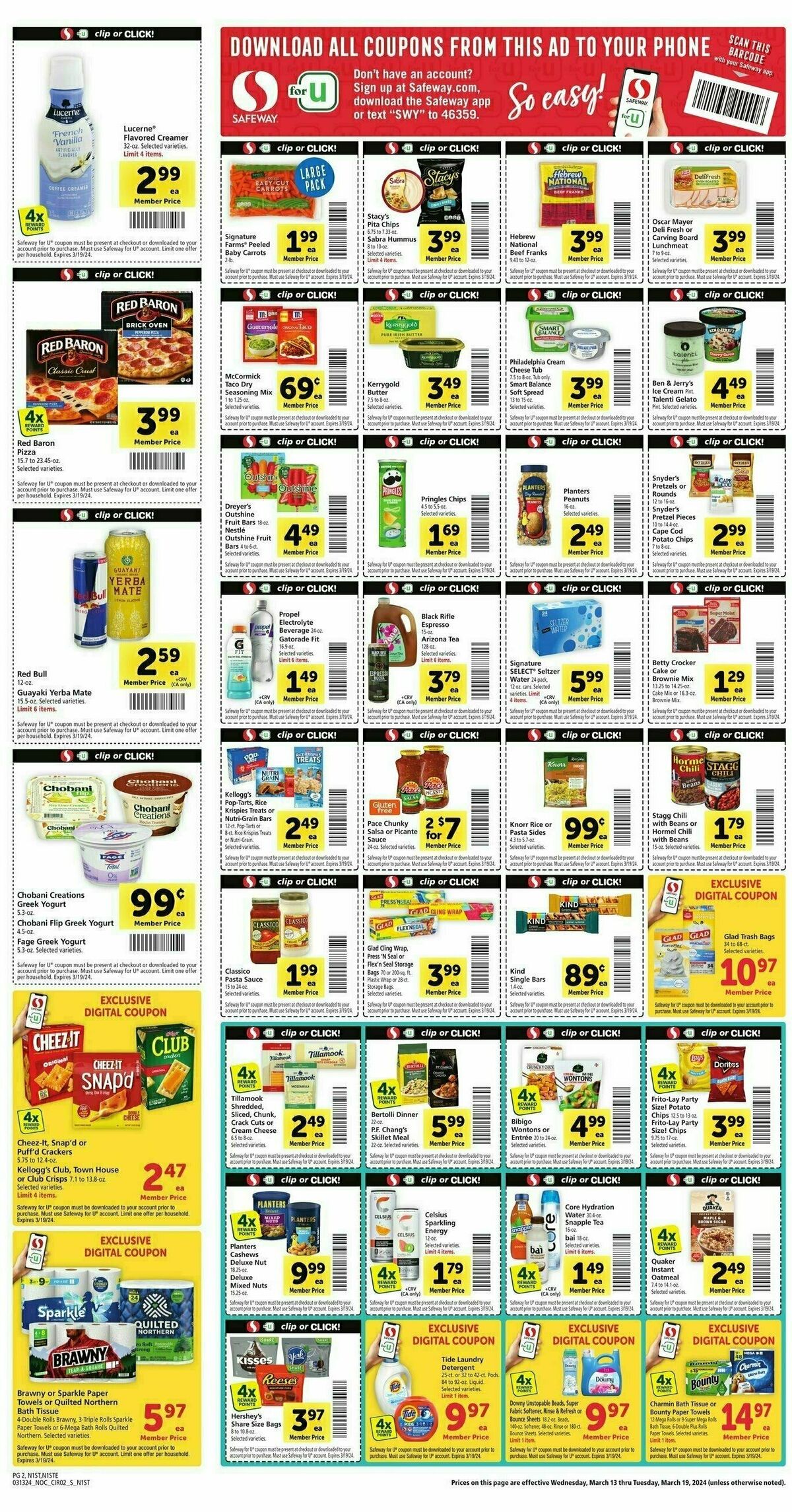 Safeway Weekly Ad from March 13