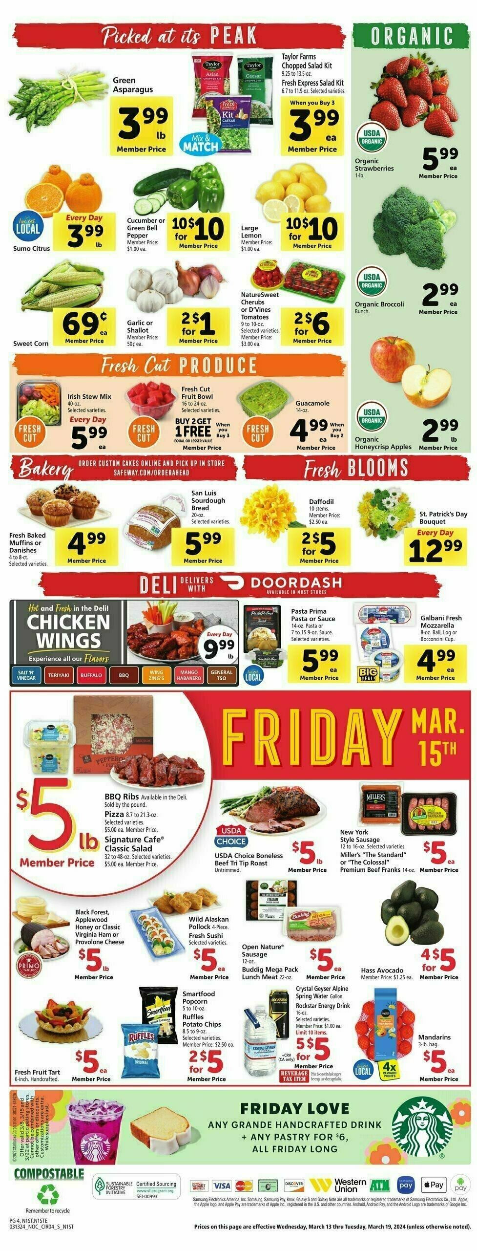 Safeway Weekly Ad from March 13