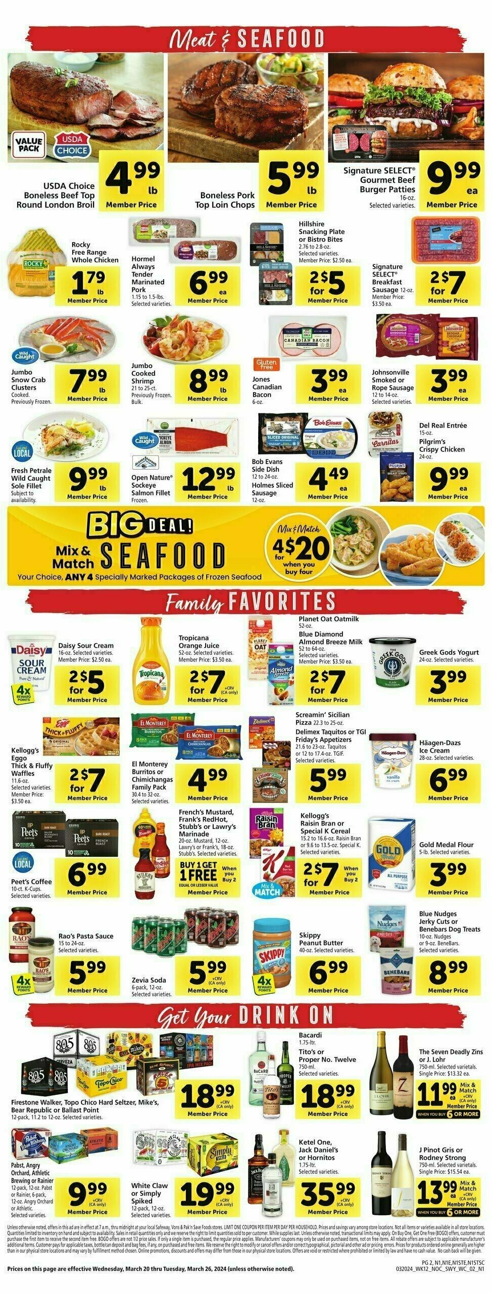 Safeway Weekly Ad from March 20