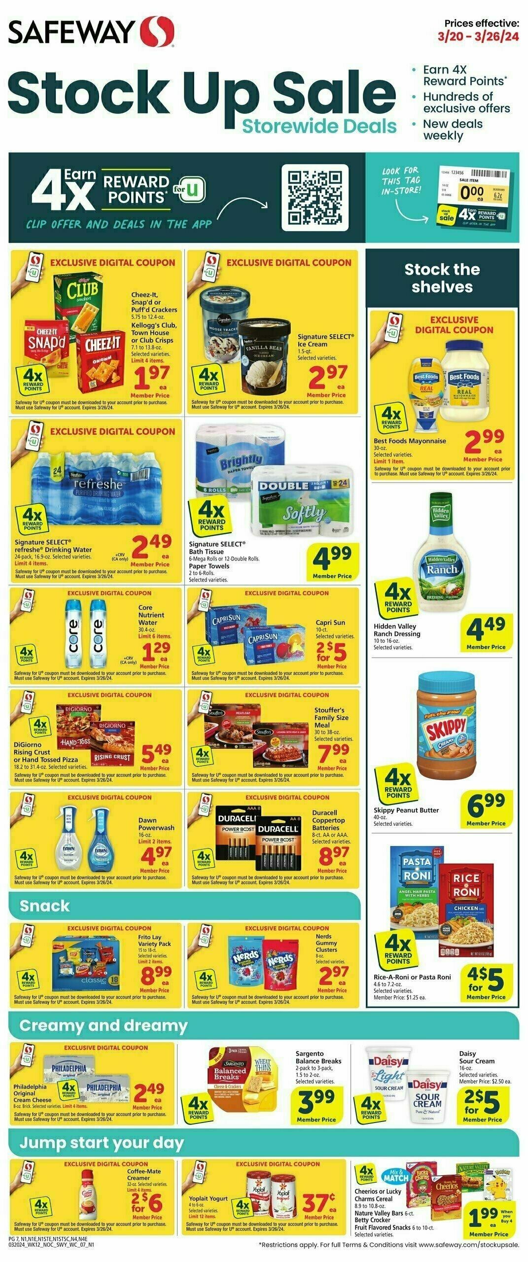 Safeway Weekly Ad from March 20
