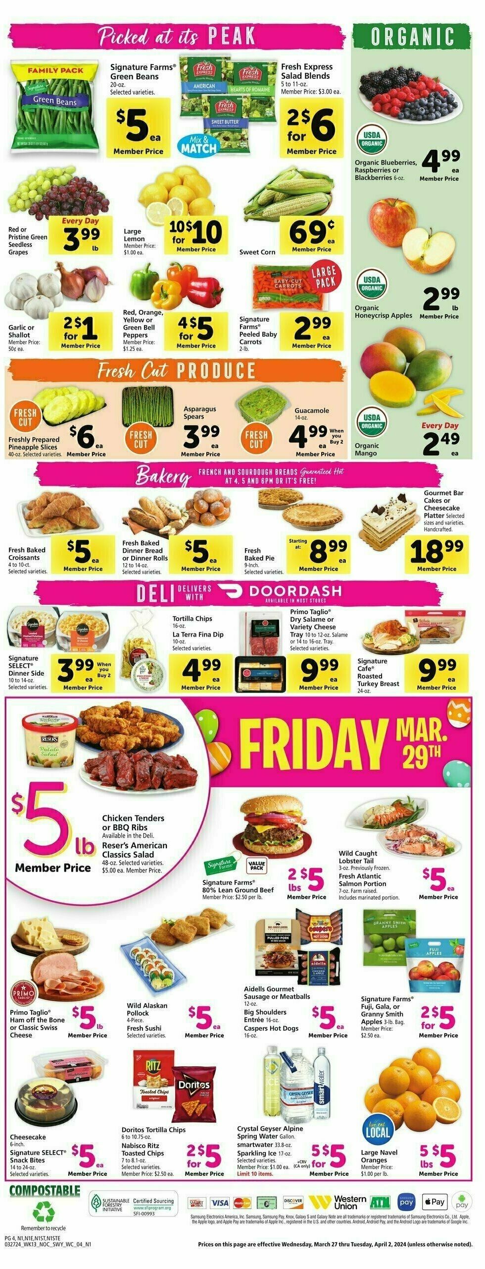 Safeway Weekly Ad from March 27