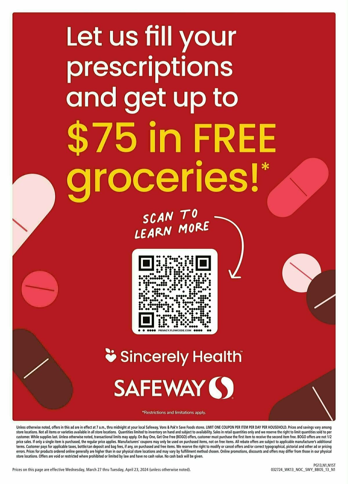 Safeway Big Book of Savings Weekly Ad from March 27