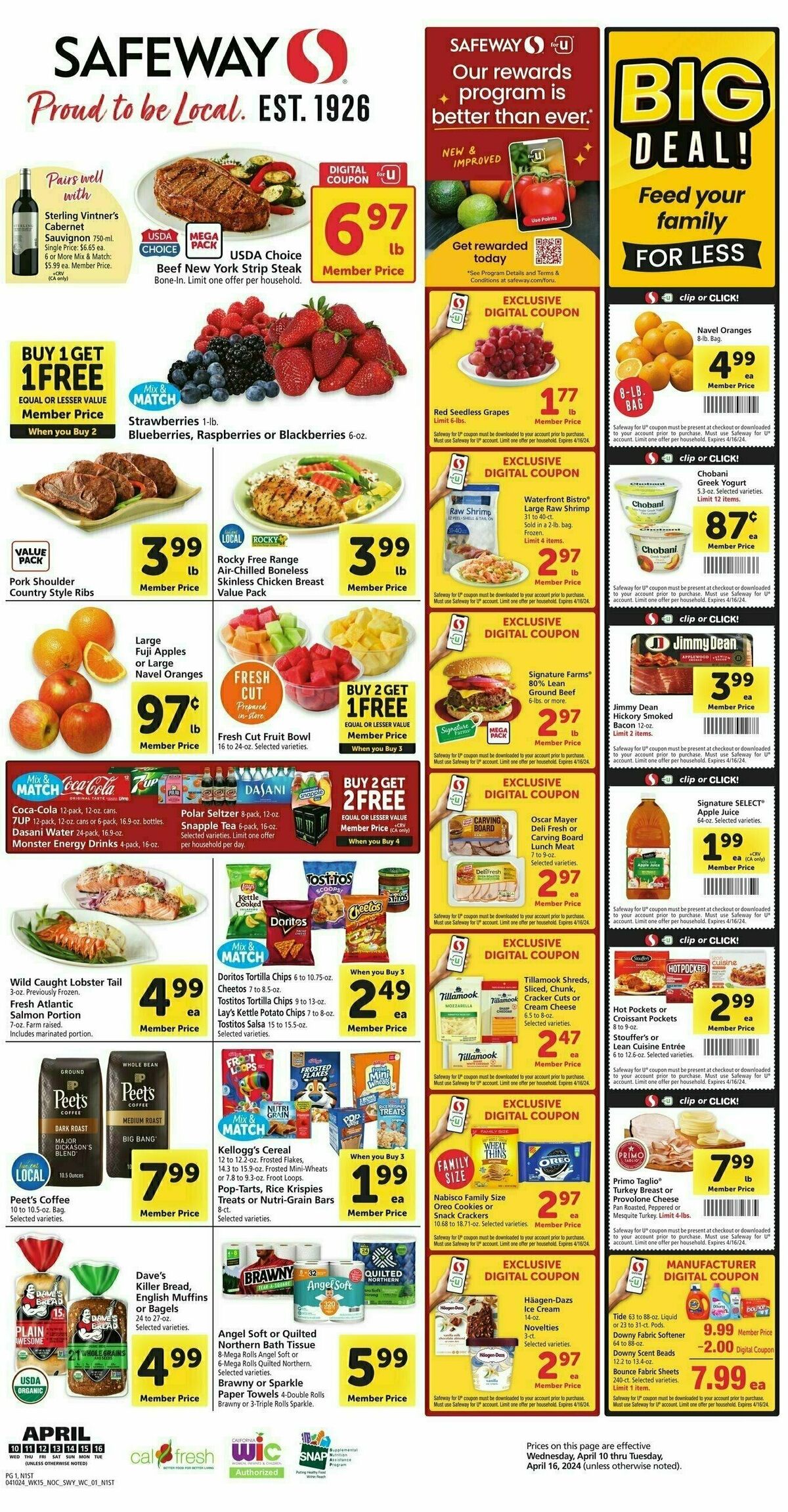 Safeway Weekly Ad from April 10