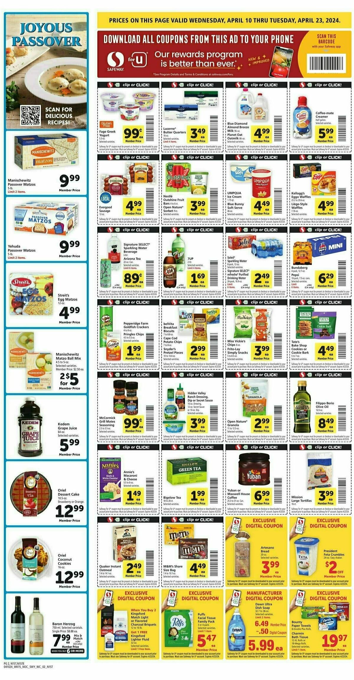 Safeway Weekly Ad from April 10