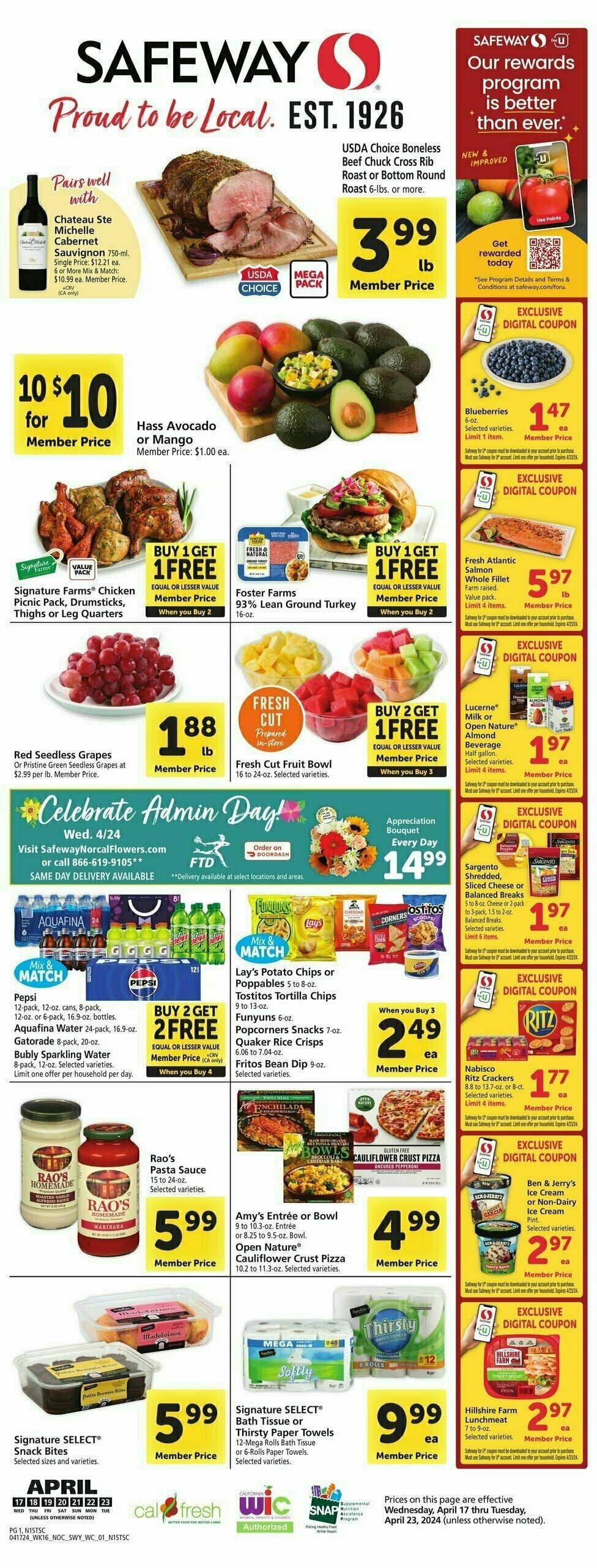 Safeway Weekly Ad from April 17
