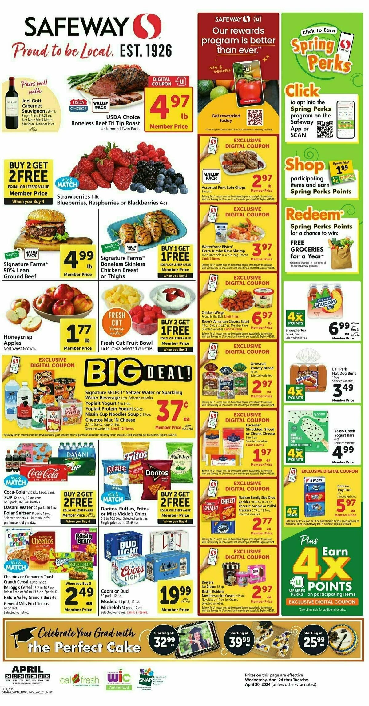 Safeway Weekly Ad from April 24