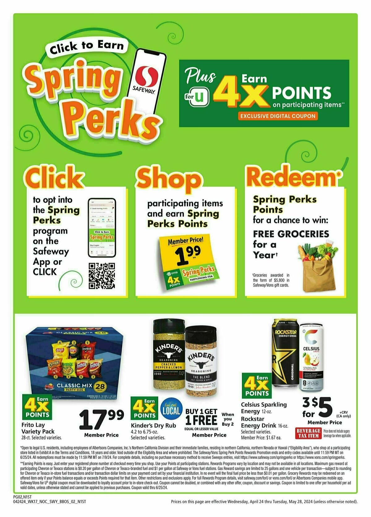 Safeway Big Book of Savings Weekly Ad from April 24