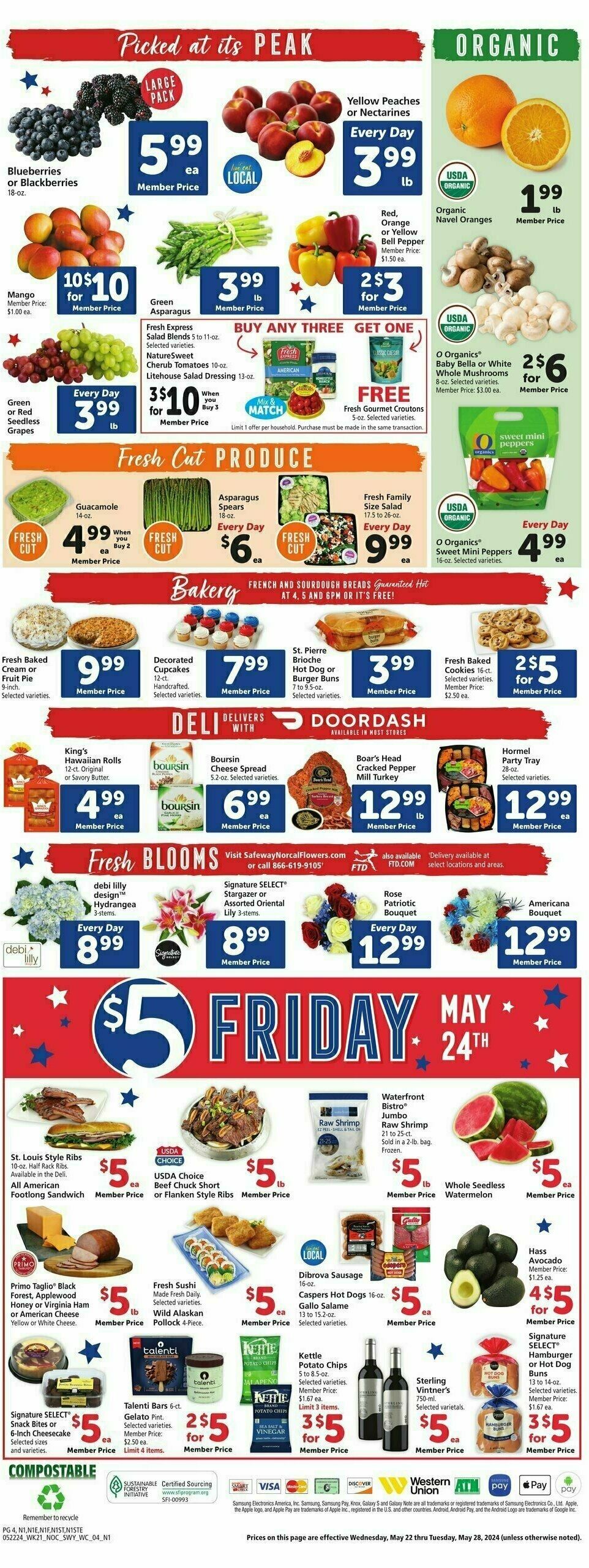 Safeway Weekly Ad from May 22