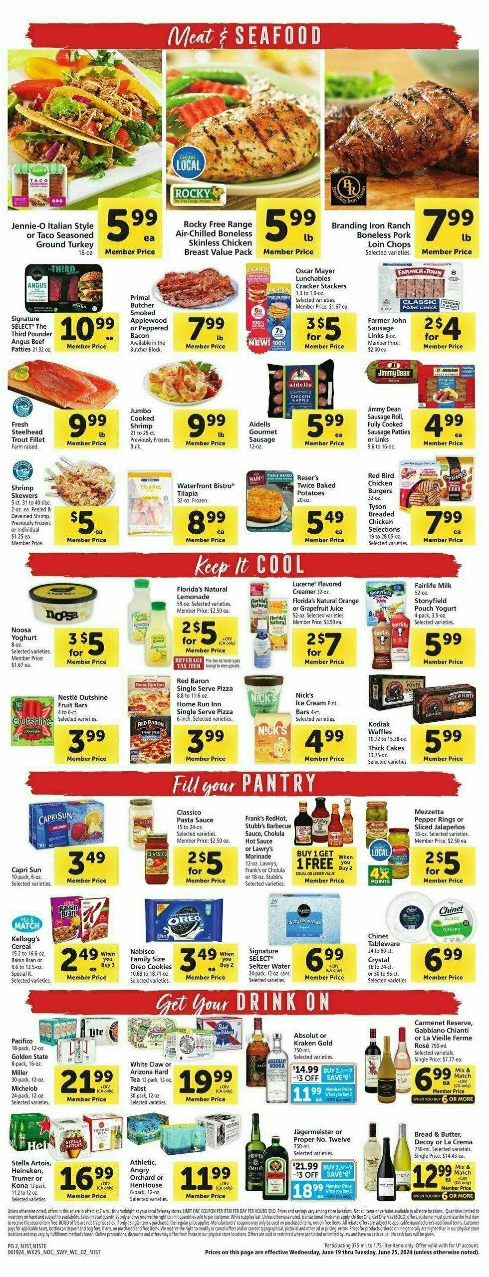 Safeway Weekly Ad from June 19