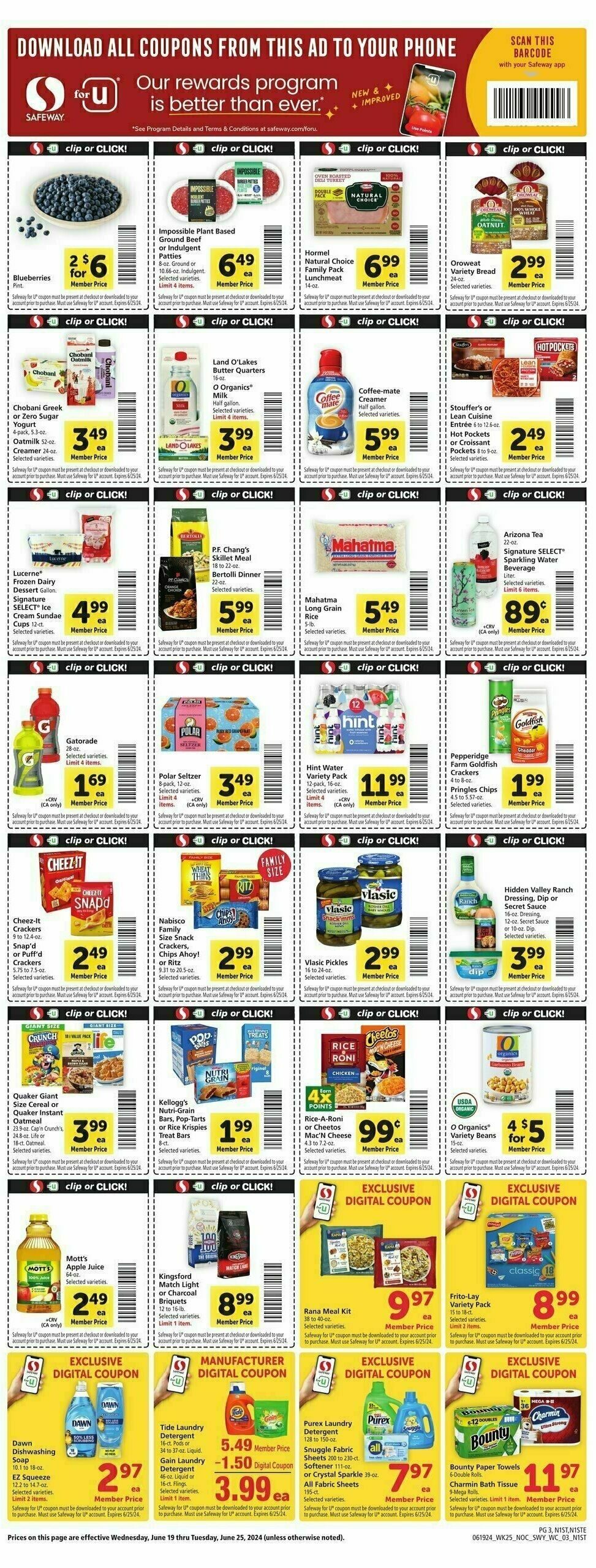 Safeway Weekly Ad from June 19