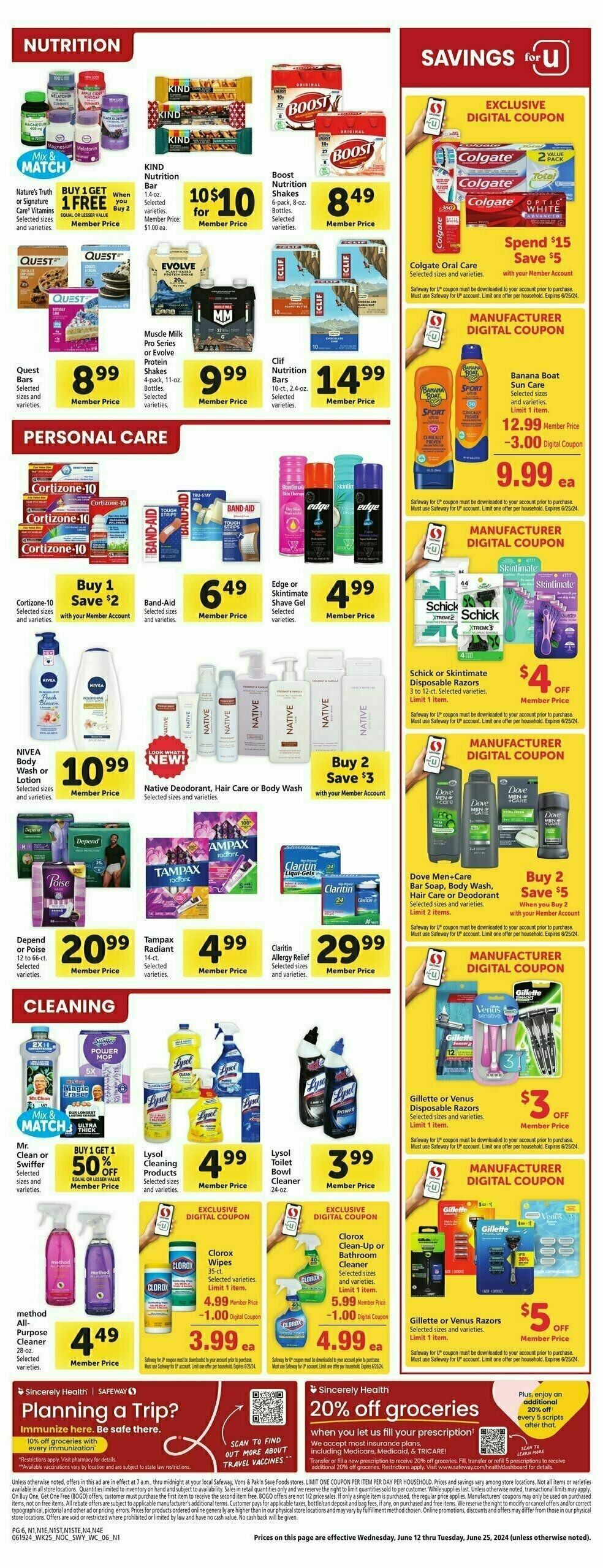 Safeway Weekly Ad from June 19