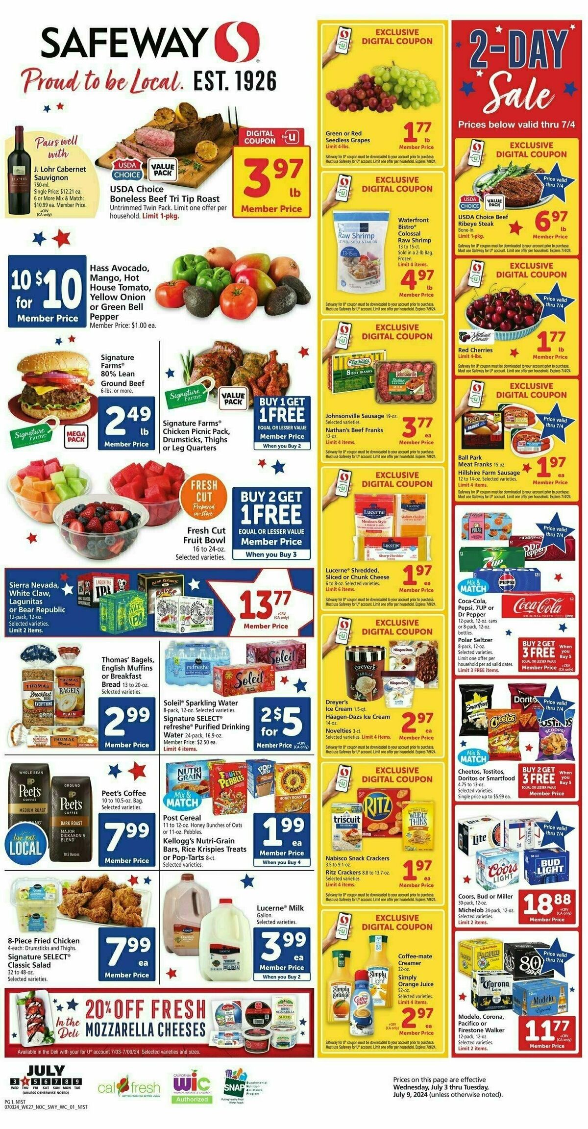 Safeway Weekly Ad from July 3