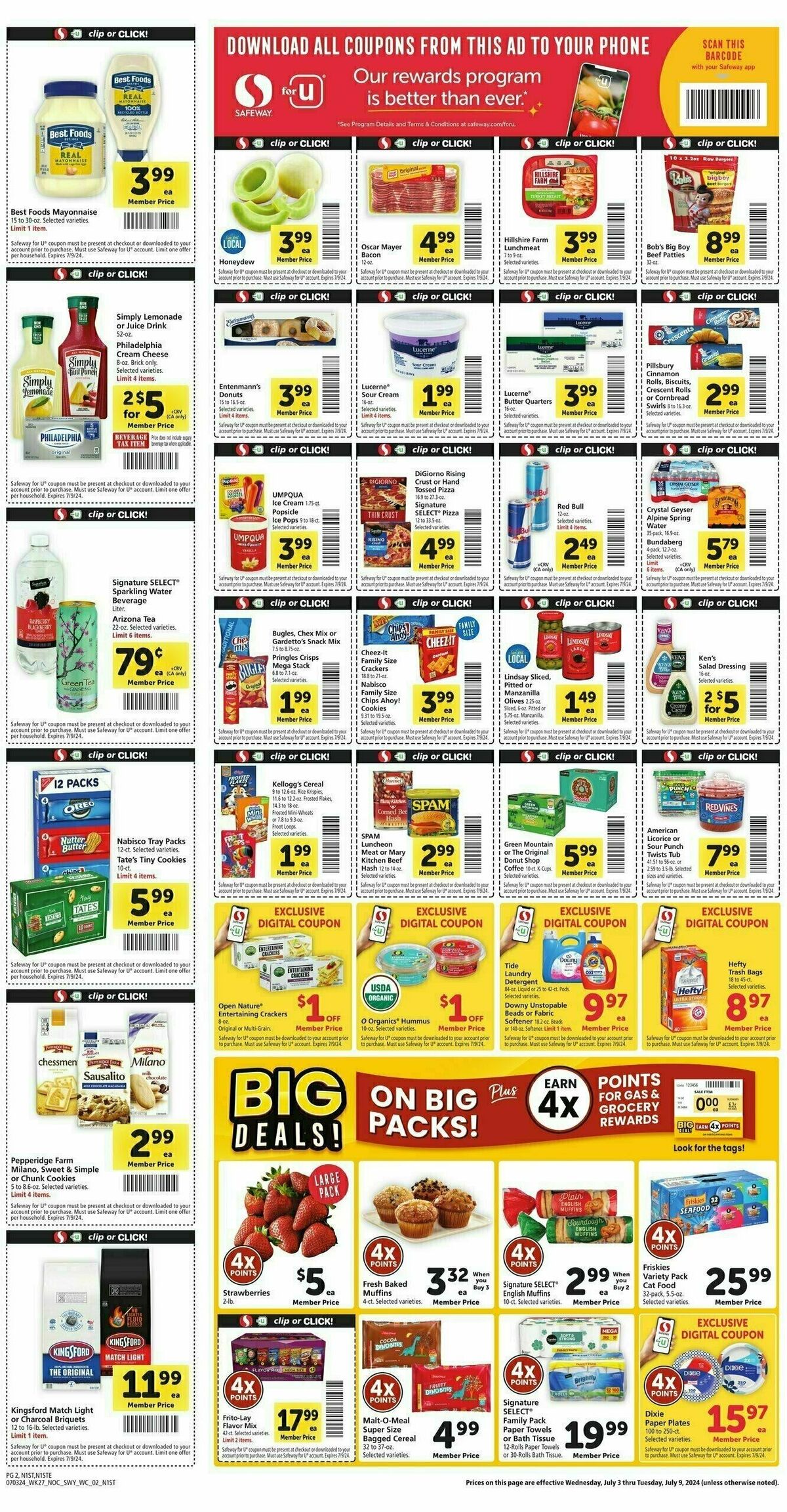 Safeway Weekly Ad from July 3