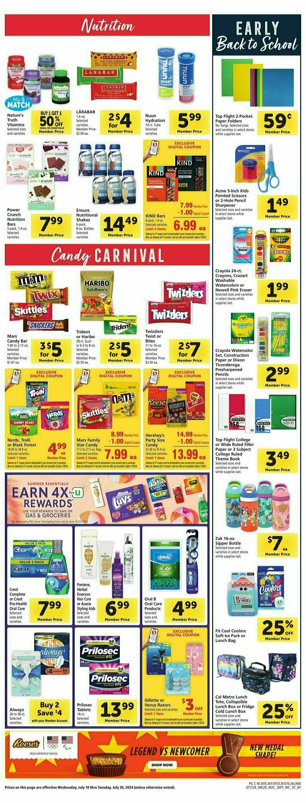 Safeway Weekly Ad from July 17