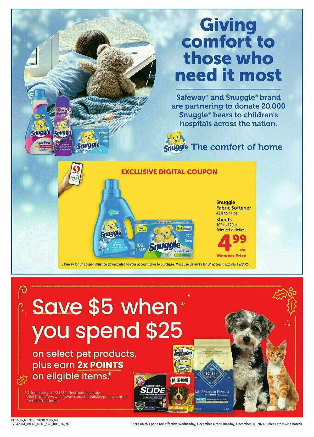 Safeway Big Book of Savings Weekly Ad from December 4