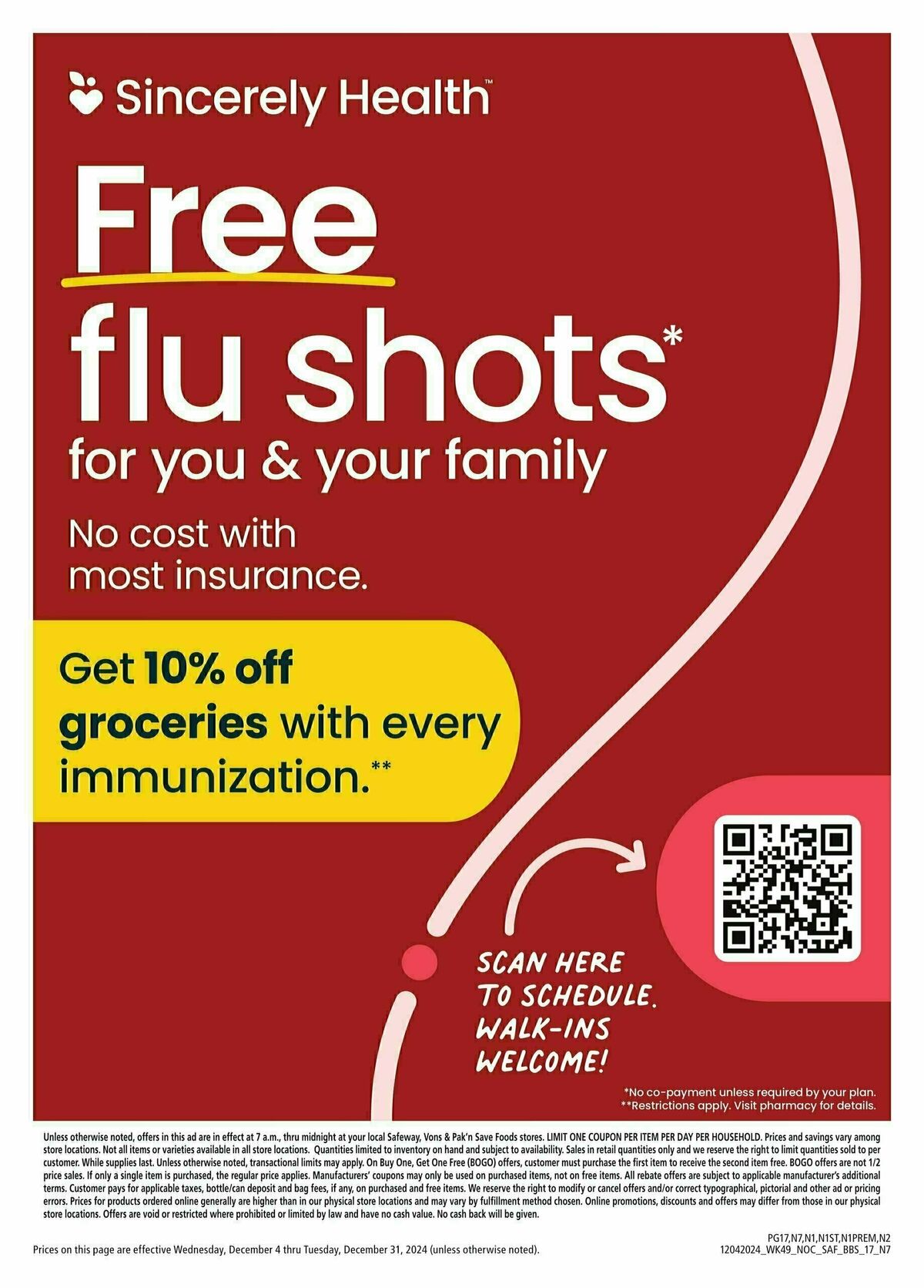 Safeway Big Book of Savings Weekly Ad from December 4