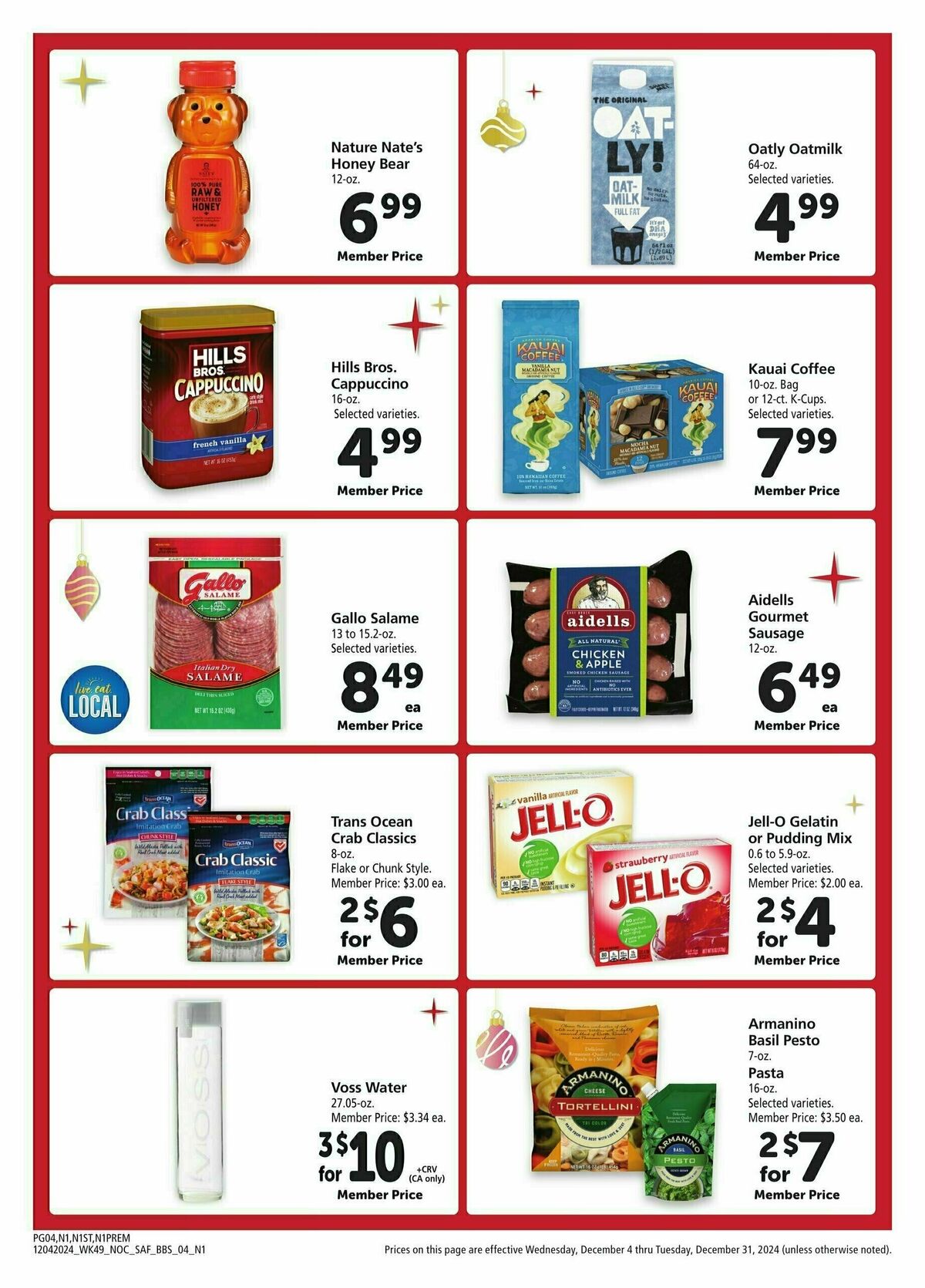 Safeway Big Book of Savings Weekly Ad from December 4