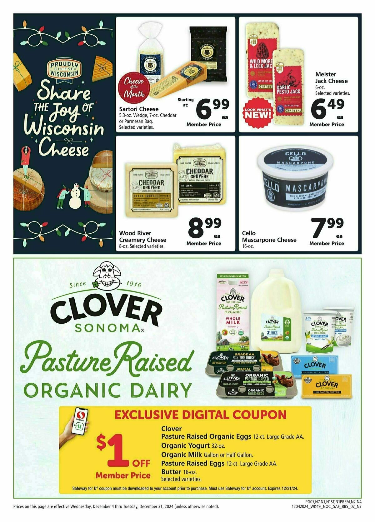 Safeway Big Book of Savings Weekly Ad from December 4