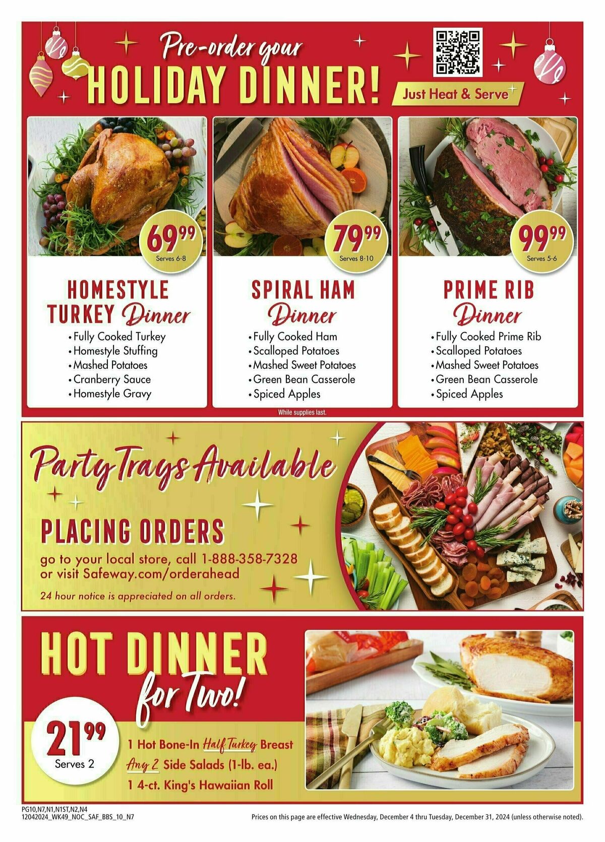 Safeway Big Book of Savings Weekly Ad from December 4