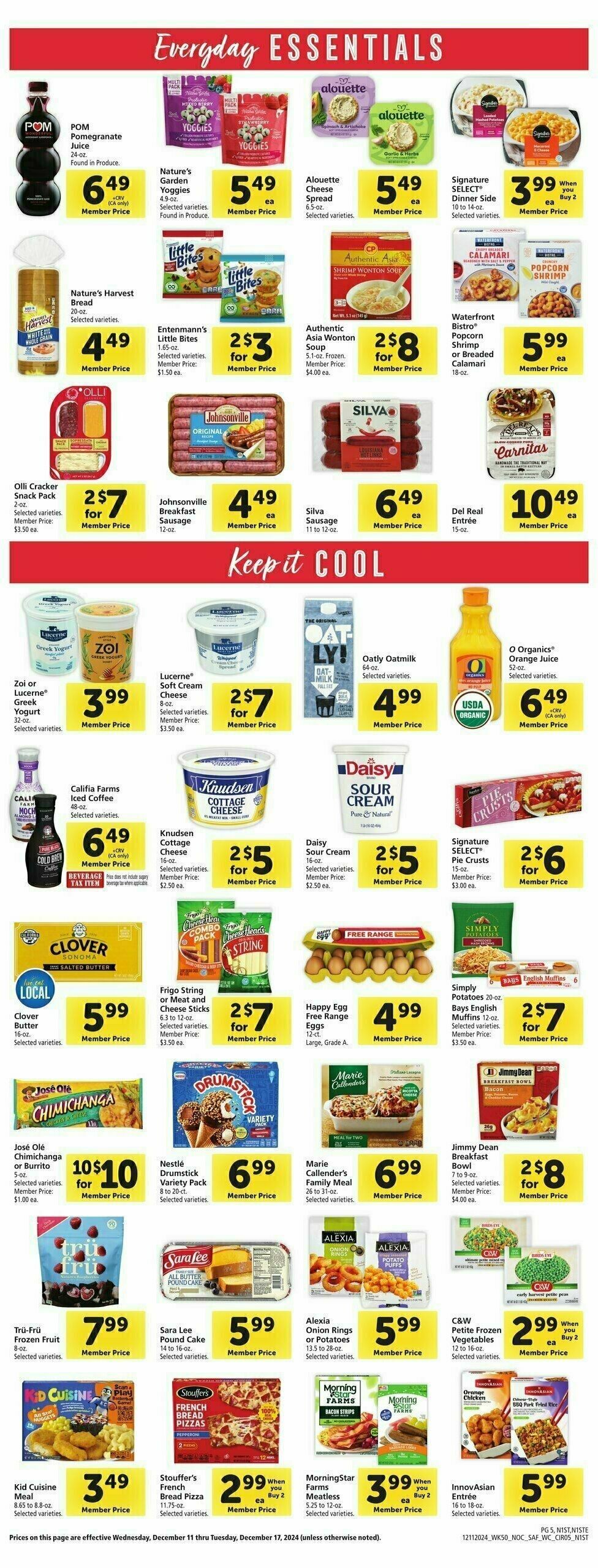Safeway Weekly Ad from December 11