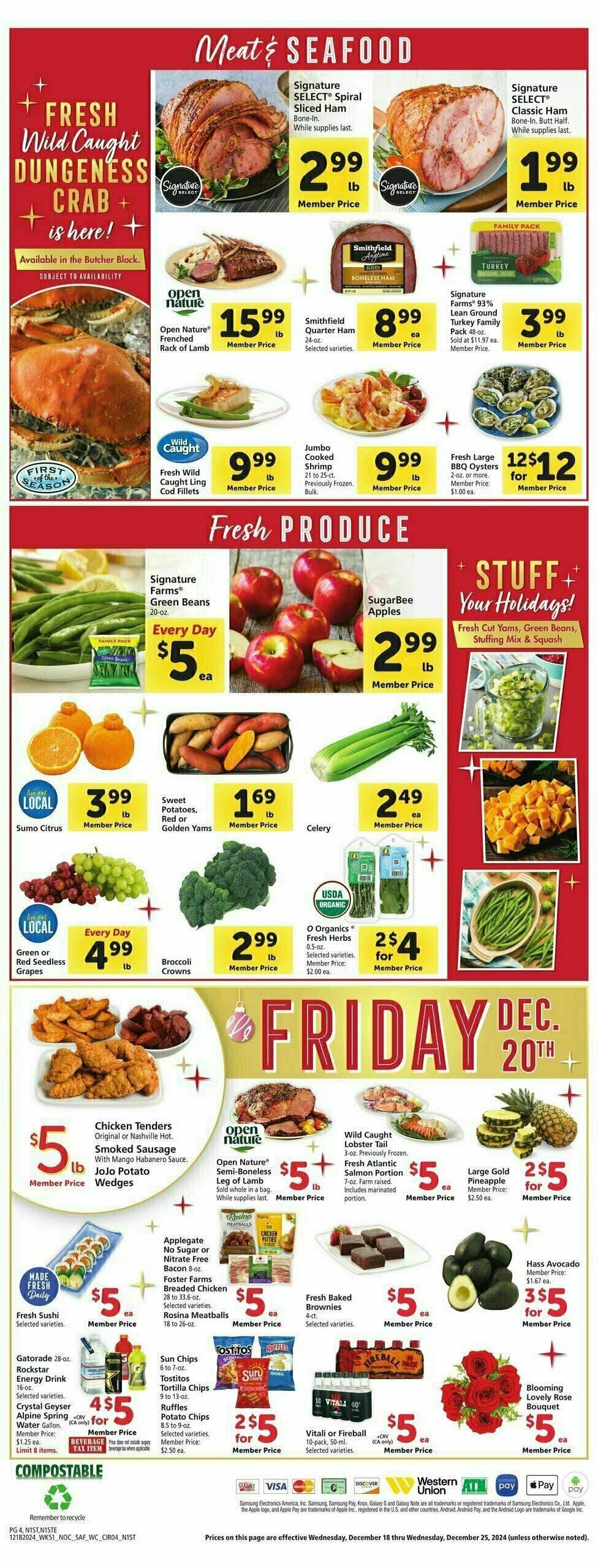 Safeway Weekly Ad from December 18