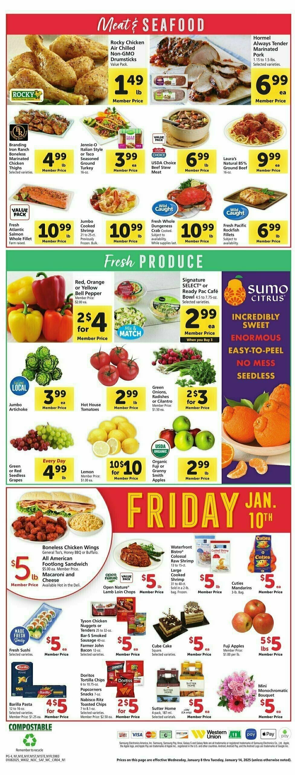 Safeway Weekly Ad from January 8