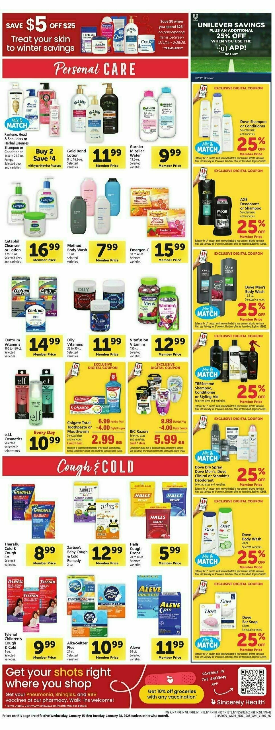 Safeway Weekly Ad from January 15