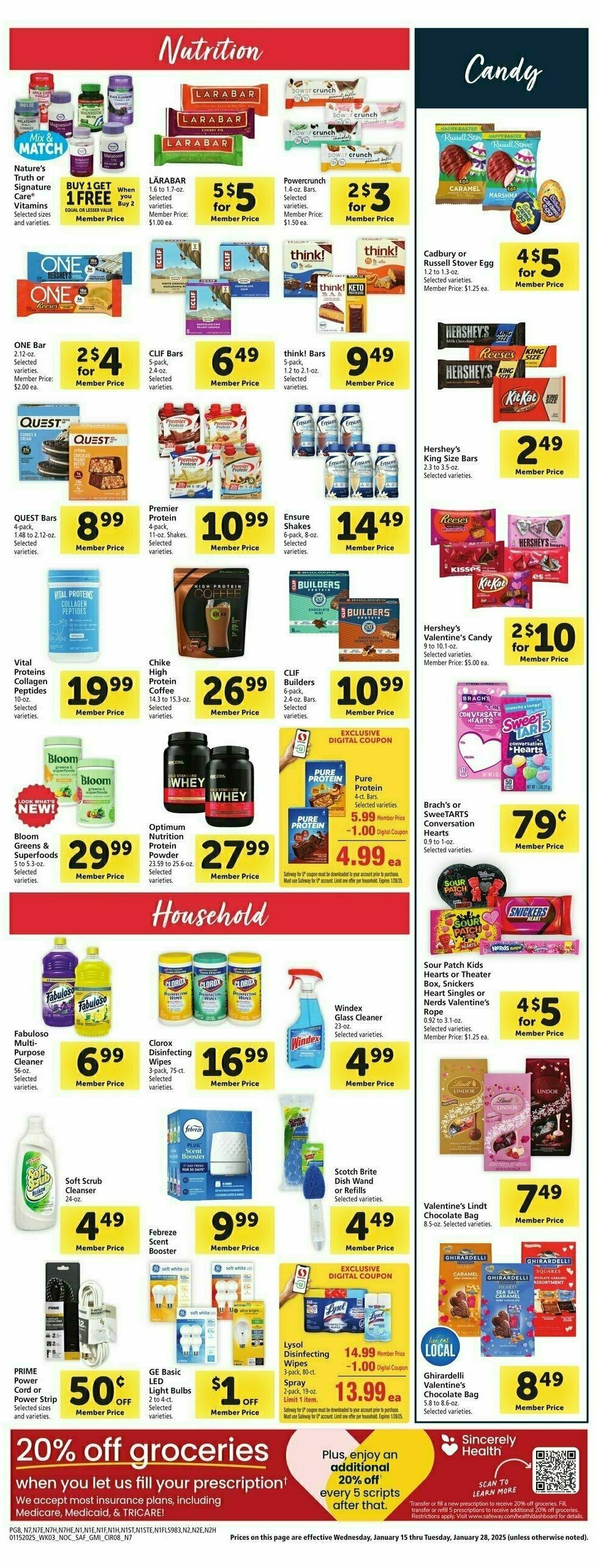Safeway Weekly Ad from January 15