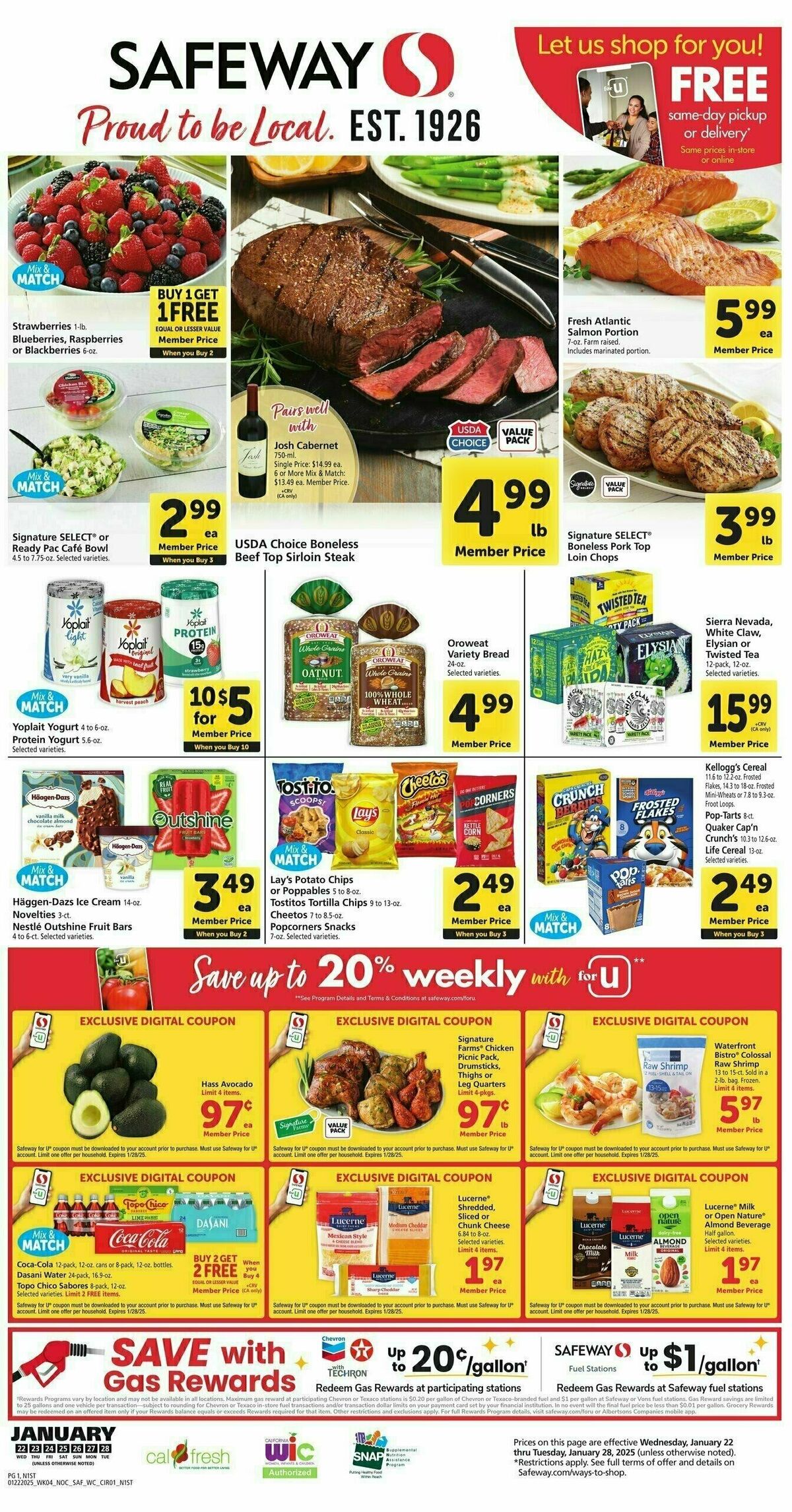 Safeway Weekly Ad from January 22