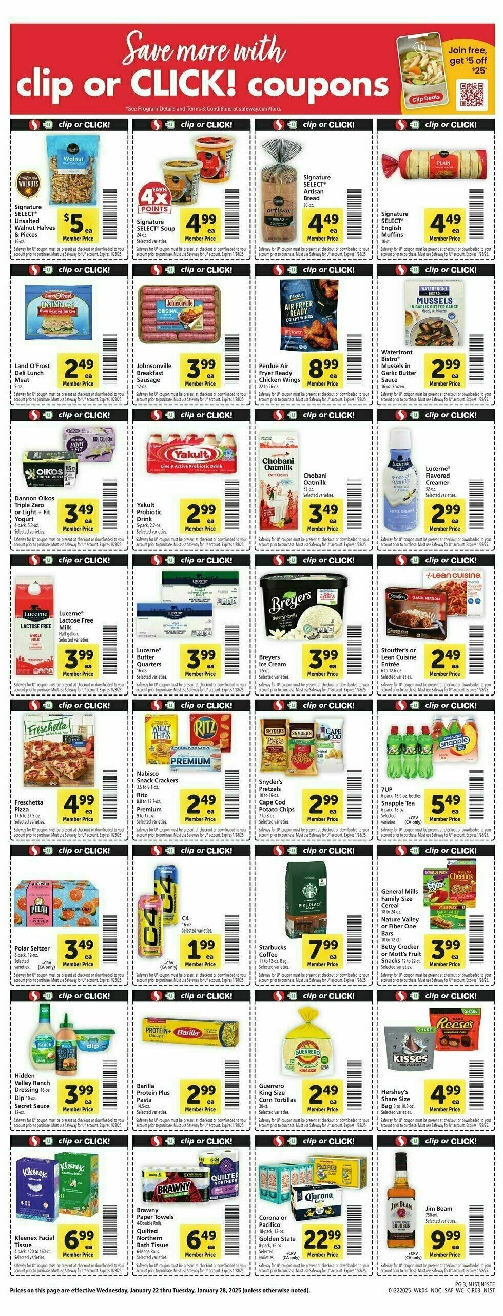 Safeway Weekly Ad from January 22