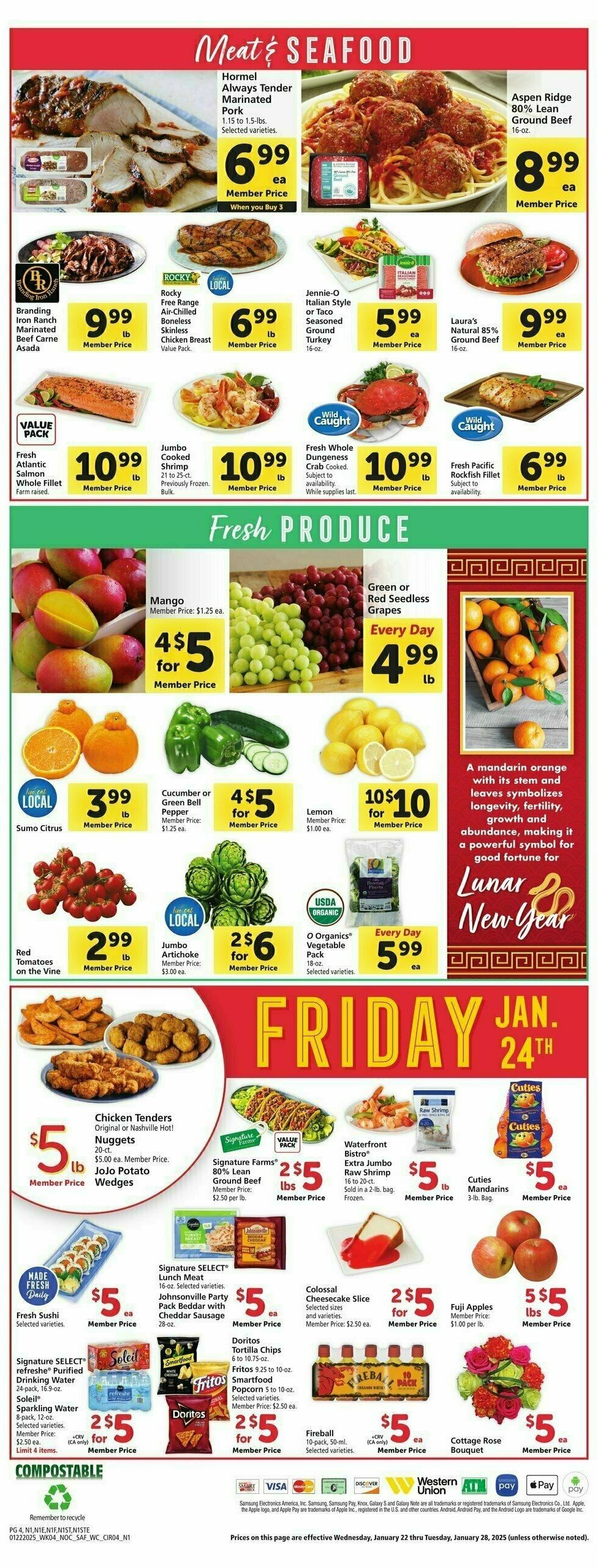 Safeway Weekly Ad from January 22