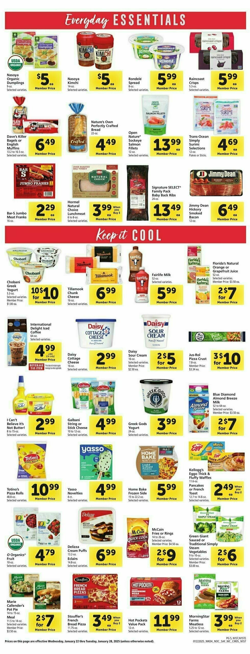 Safeway Weekly Ad from January 22