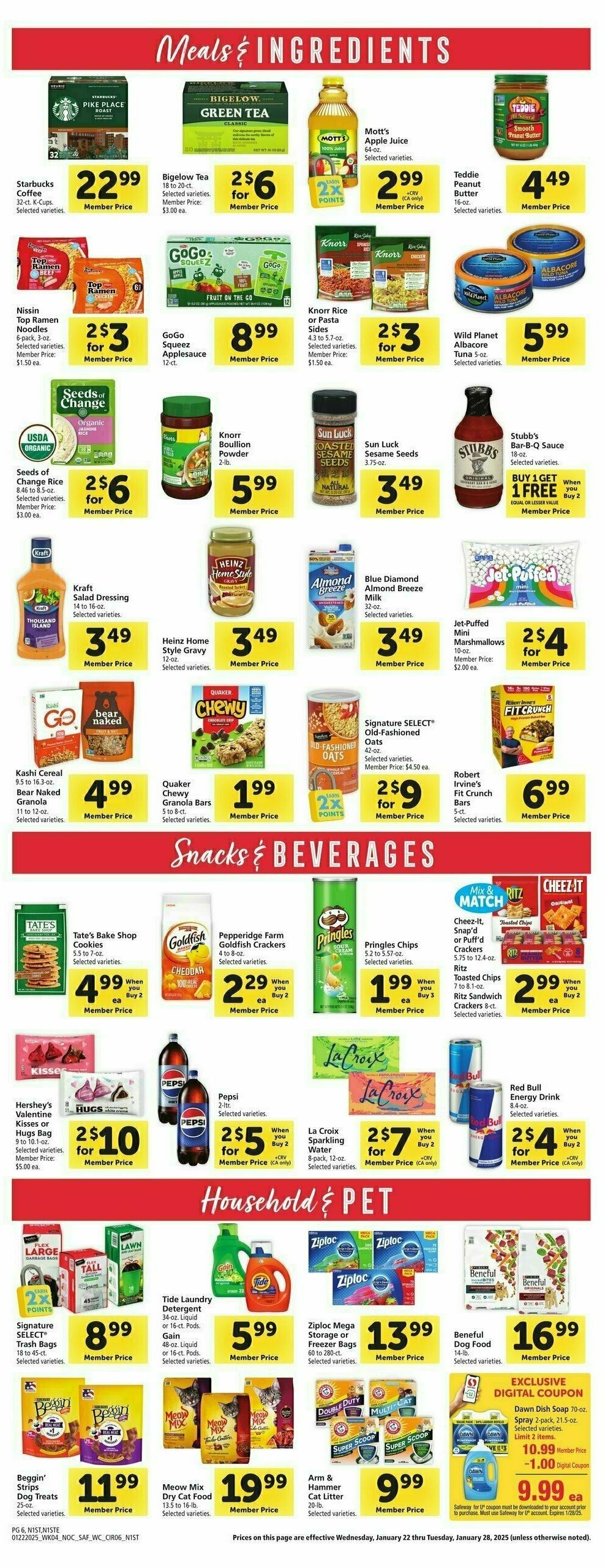 Safeway Weekly Ad from January 22