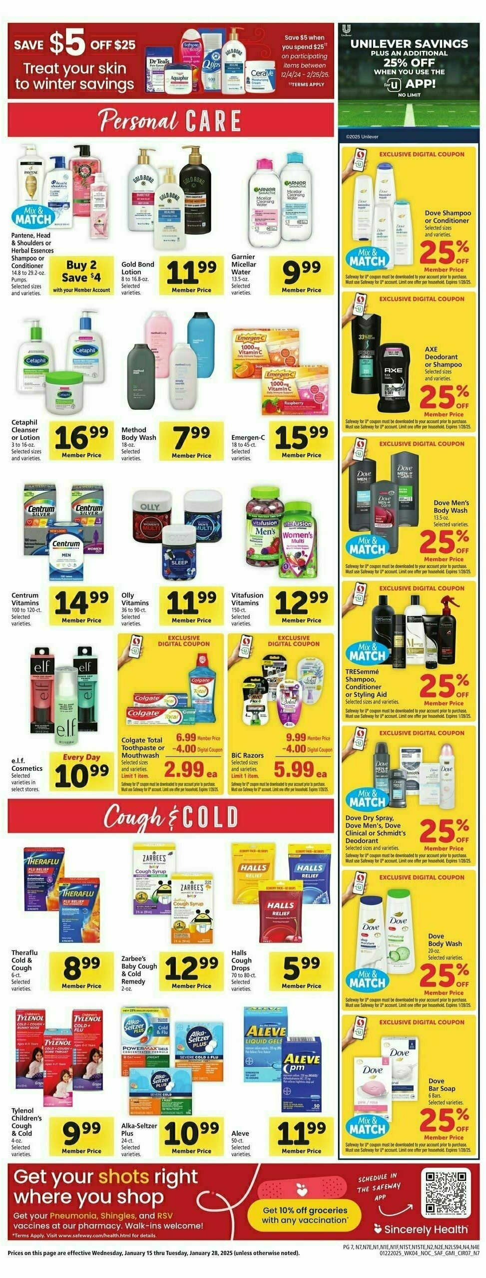 Safeway Weekly Ad from January 22