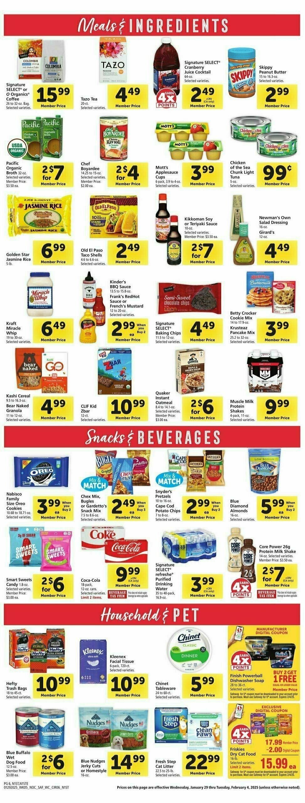 Safeway Weekly Ad from January 29