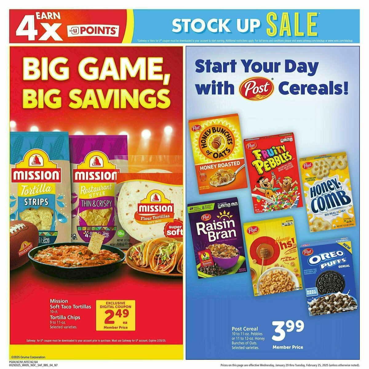 Safeway Big Book of Savings Weekly Ad from January 29