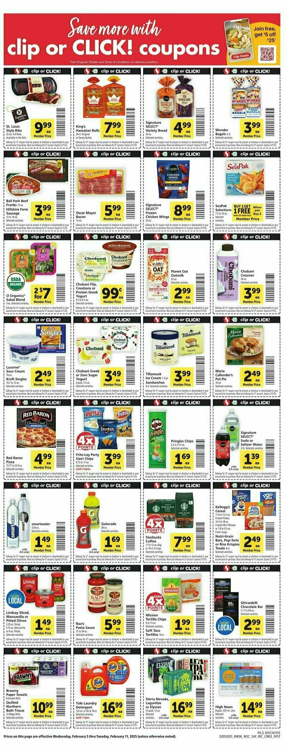 Safeway Weekly Ad from February 5