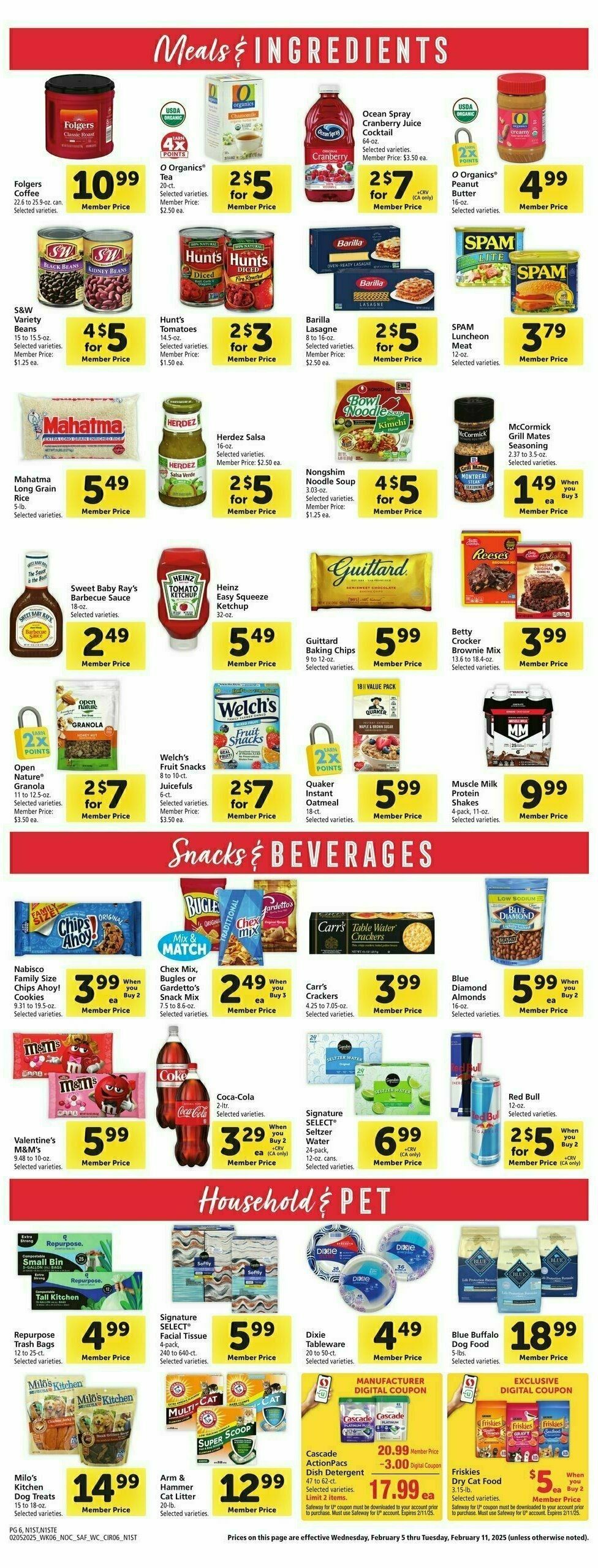 Safeway Weekly Ad from February 5