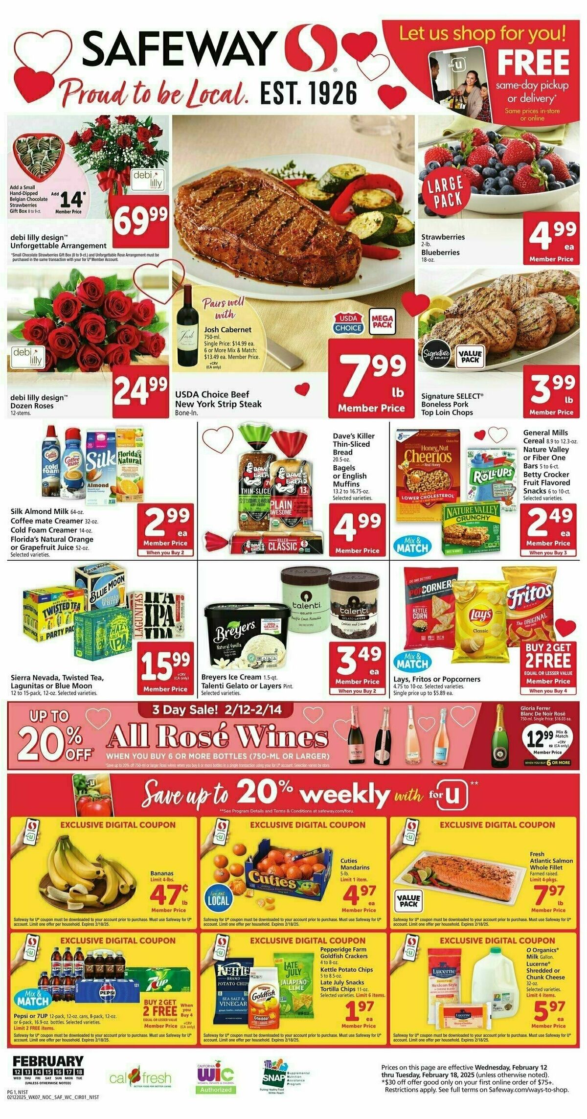 Safeway Weekly Ad from February 12