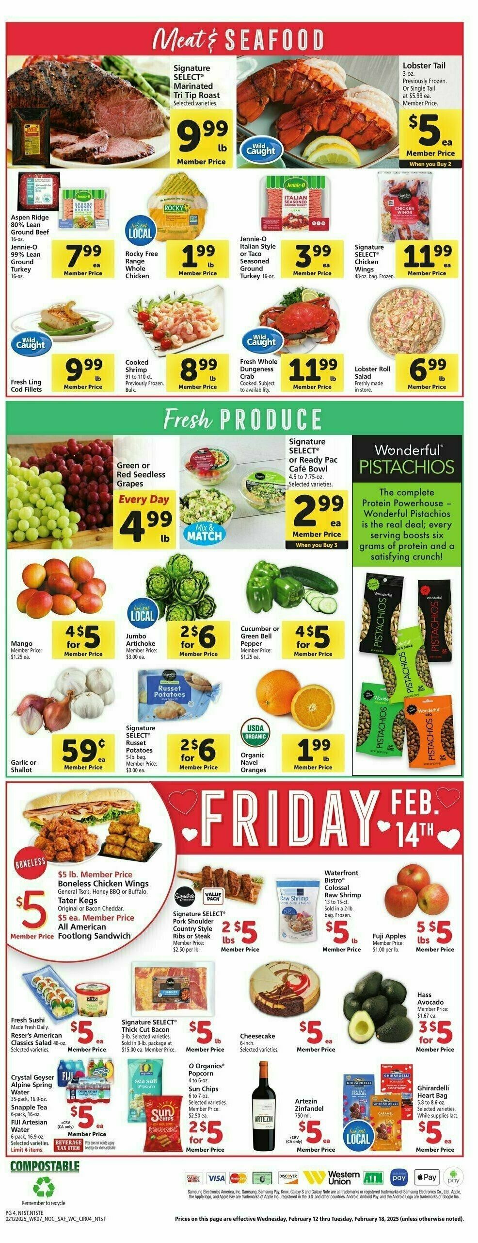 Safeway Weekly Ad from February 12