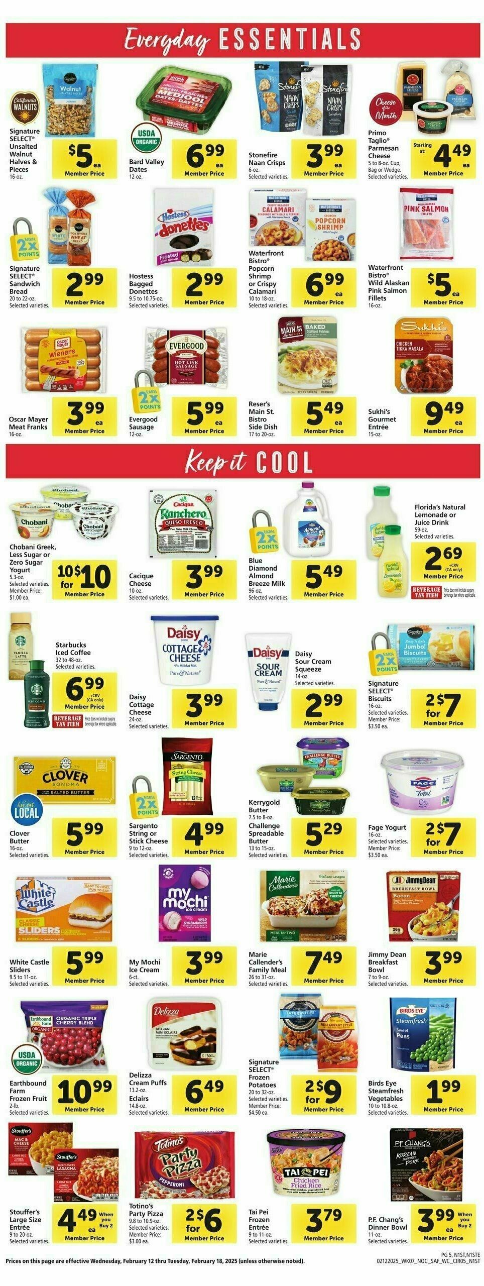 Safeway Weekly Ad from February 12