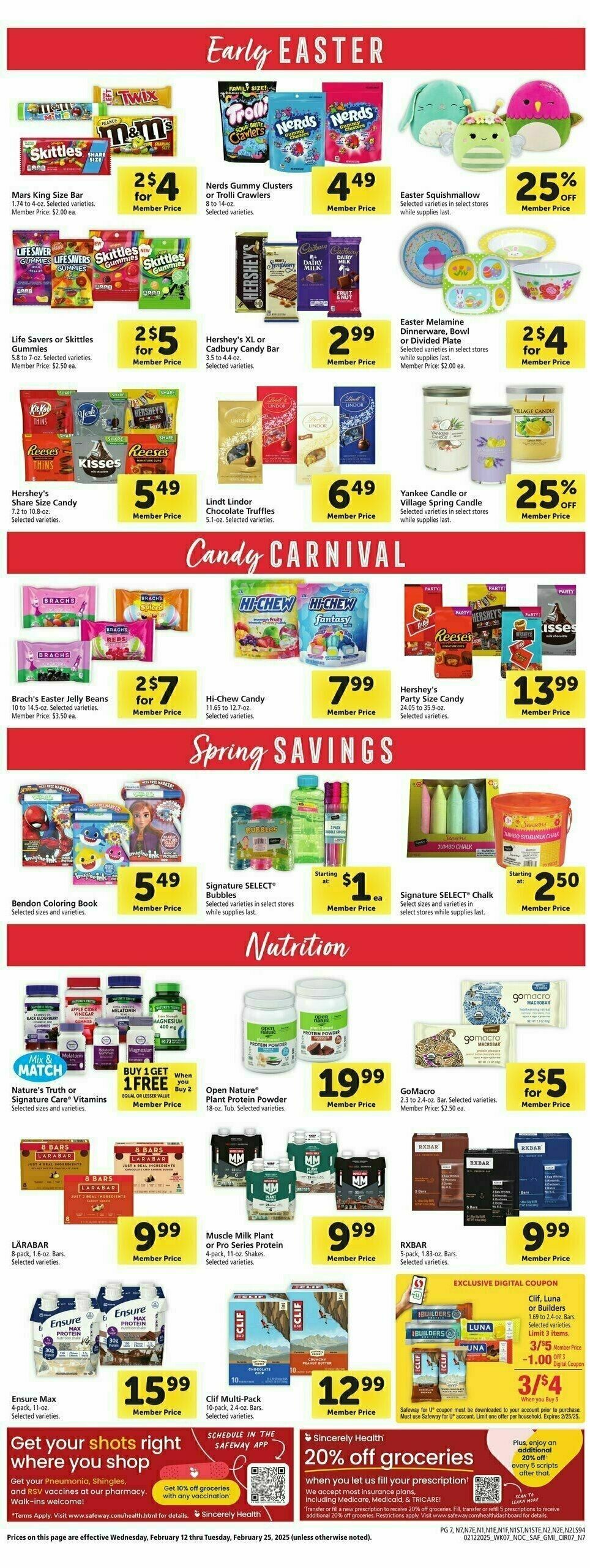 Safeway Weekly Ad from February 12