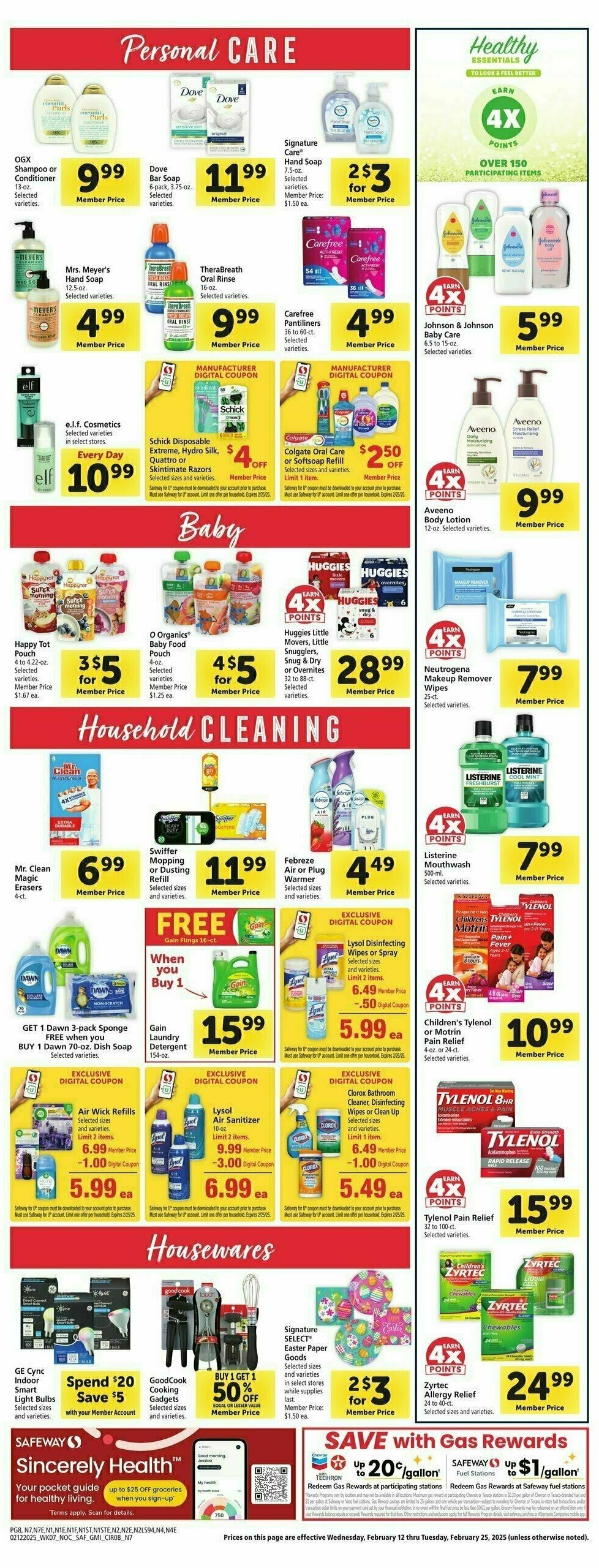 Safeway Weekly Ad from February 12