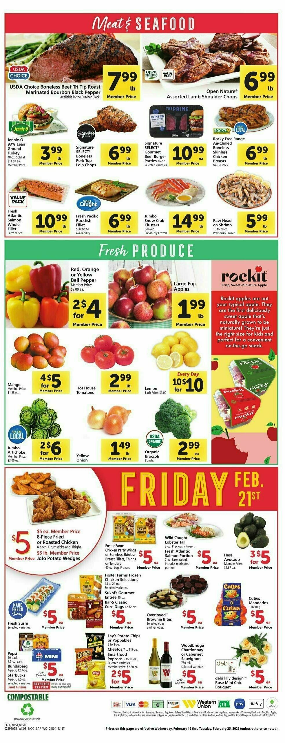 Safeway Weekly Ad from February 19