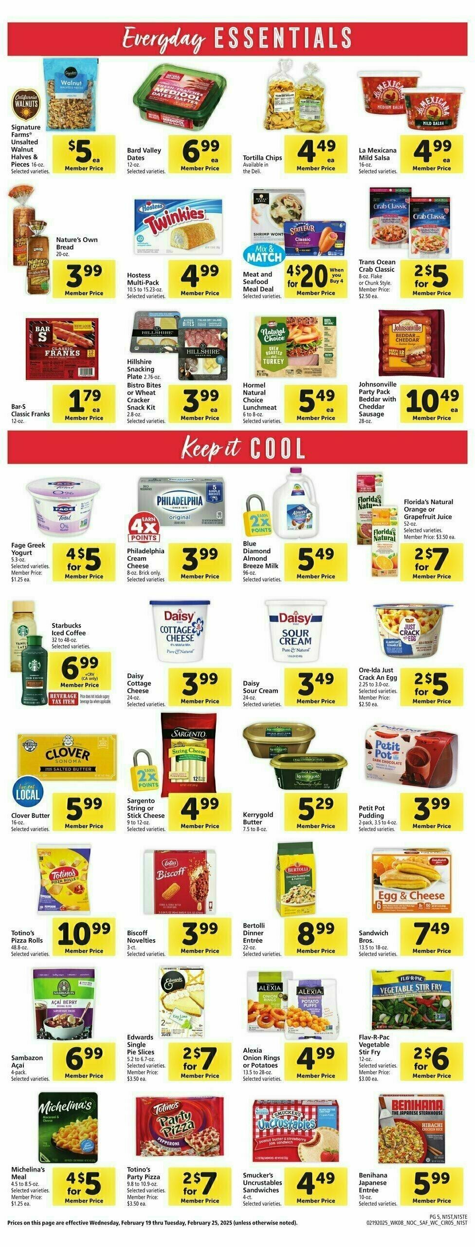 Safeway Weekly Ad from February 19