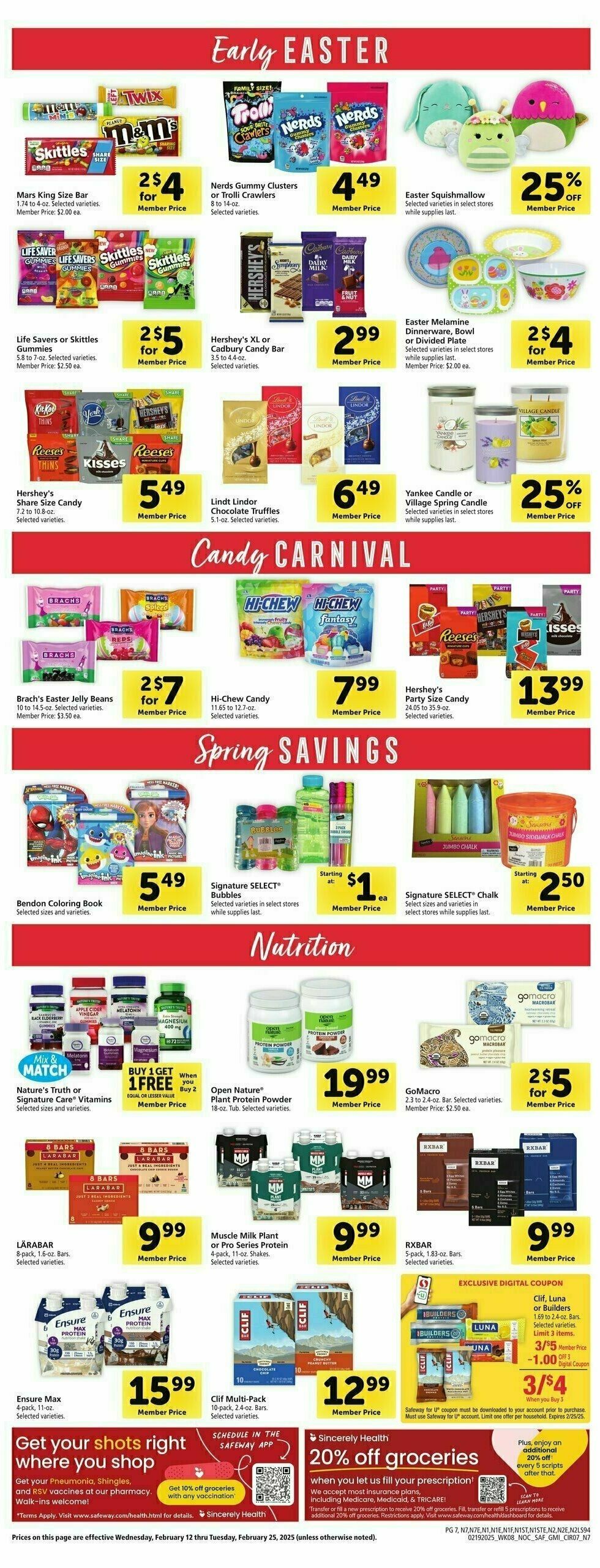 Safeway Weekly Ad from February 19