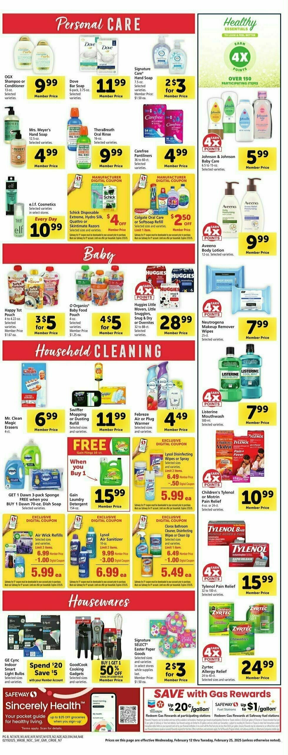Safeway Weekly Ad from February 19