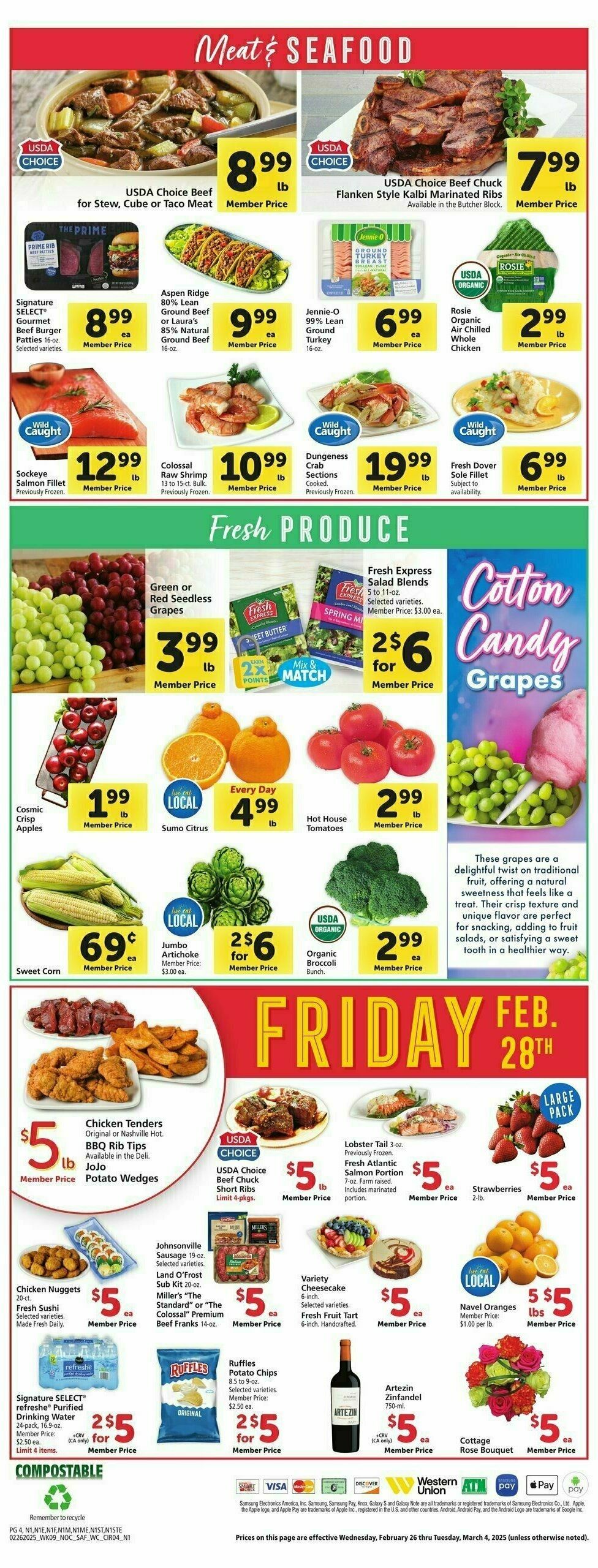 Safeway Weekly Ad from February 26