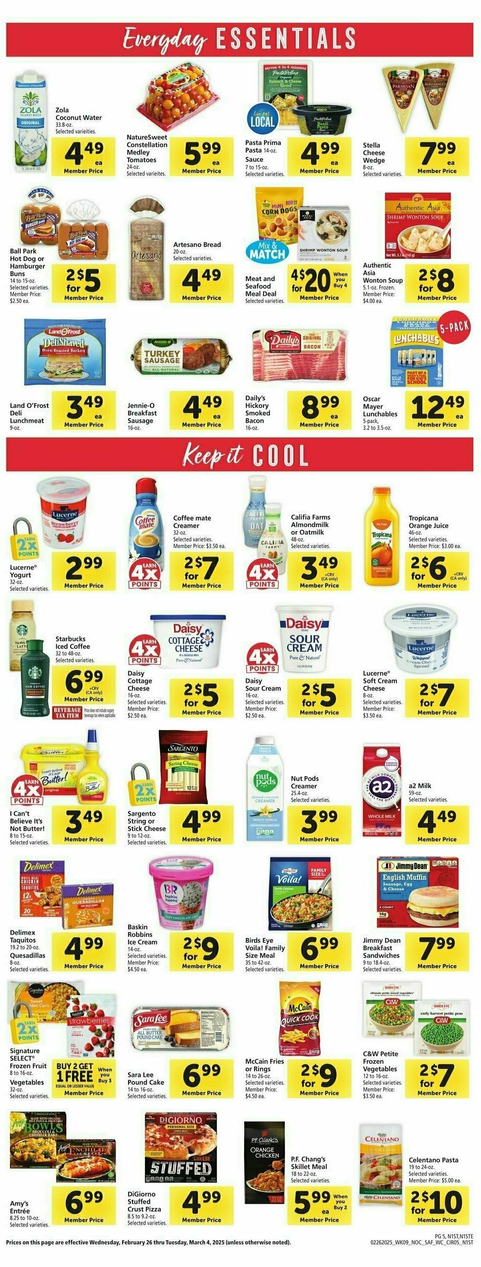 Safeway Weekly Ad from February 26