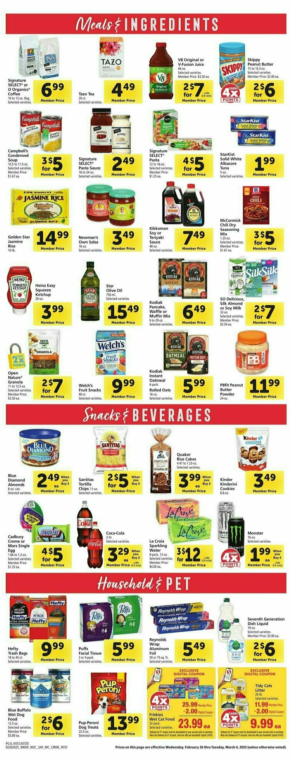 Safeway Weekly Ad from February 26